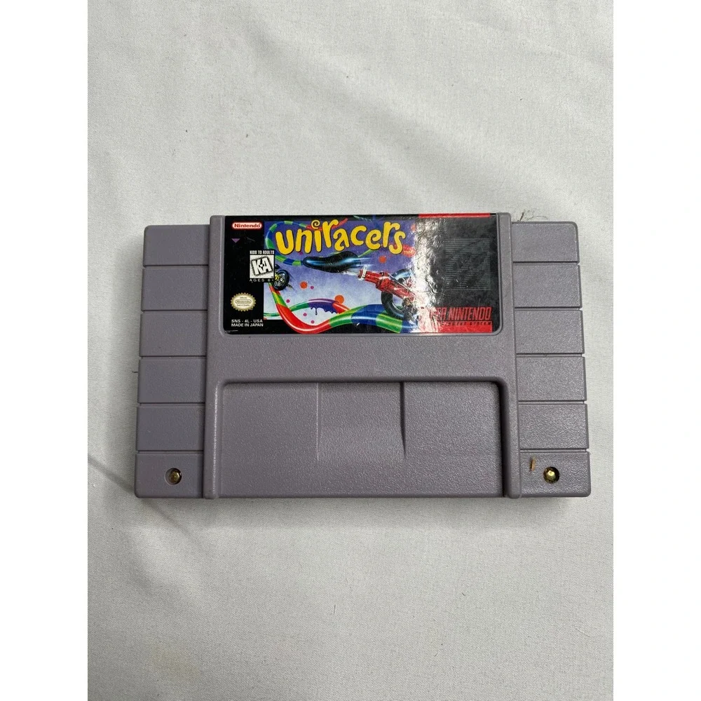 Uniracers Nintendo SNES Super Nintendo Game Cartridge